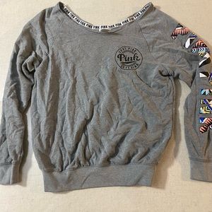 Victoria’s Secret pink sweatshirt